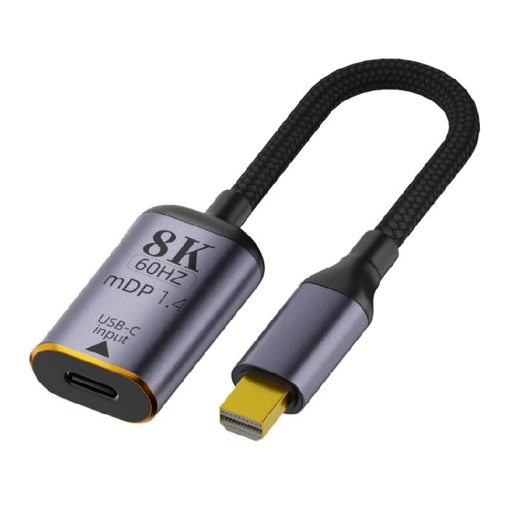 

Кабель-адаптер-конвертер Type-C на mDP1.4 8K HUB 18 см/7,1 дюйма