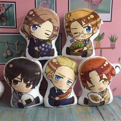 Anime Axis Powers Hetalia Kuschelkissen Puppe Spielzeug Feliciano Vargas Arthur Kirkland Ivan Plüsch Anhänger Kinder Geschenkbeutel Dekoration