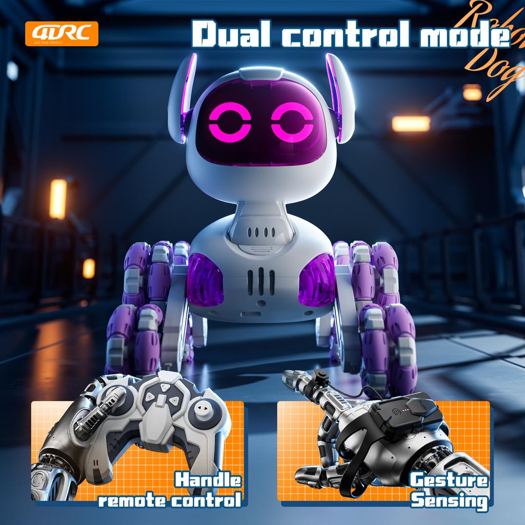 Y9 Intelligent Remote Control Robot Dog Electronic Stunt Rc Cars with Light & LED Eyes Touch-sense Electric Toys for Boys Kids