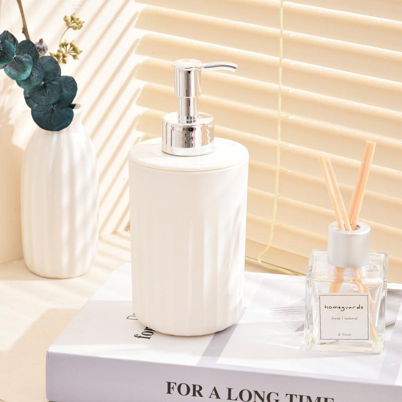 Simple Hand Sanitizer Plastic Packaging Bottle Household Bathroom Kitchen Lotion Shampoo Press Bottle Bathroom Supplies