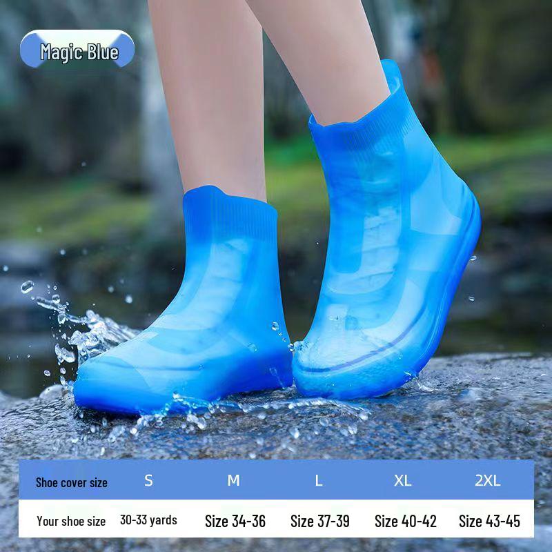 

Водонепроницаемые Нескользящие Унисекс Силиконовые Чехлы для Резиновых Сапог - Утолщенные, Износостойкие, Для Защиты на Открытом Воздухе.