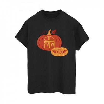 Womens/Ladies Pumpkin Cotton Boyfriend T-Shirt