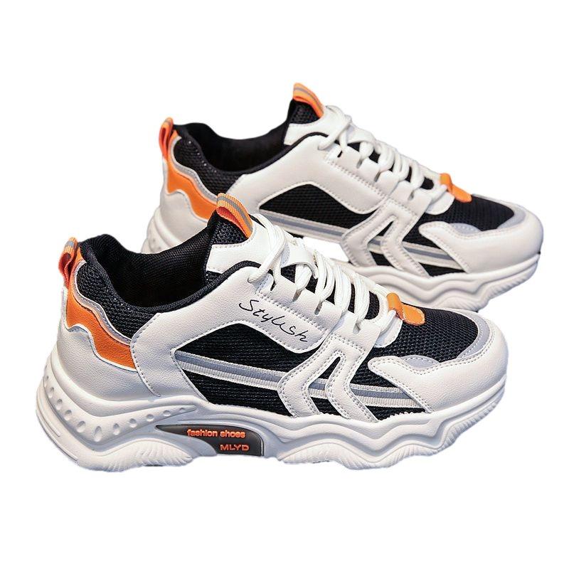 Dad Shoes Women's Spring New Thick-soled Height Increase and Thinness Casual Travel Shoes Trendy Sports Shoes
