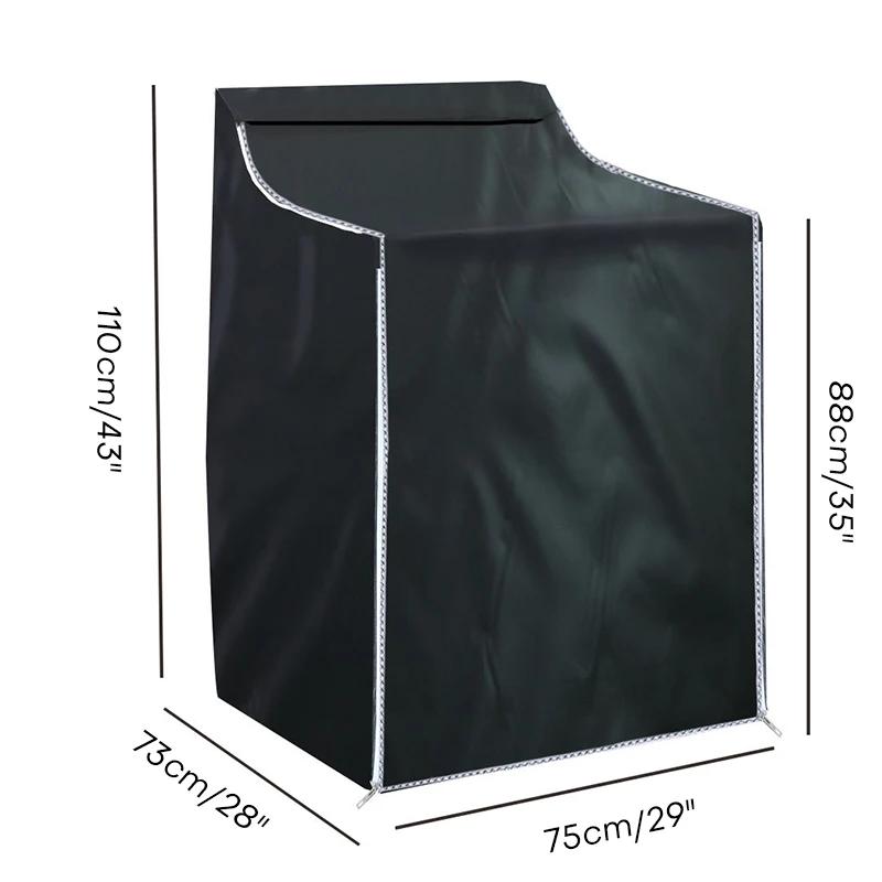 Drum Washing Machine Cover Waterproof Sun-Proof Dust-Proof Drying Machine Cover Universal Protector for Home Hotel Accessories
