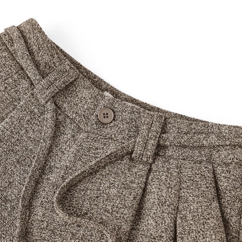 Women's High-Waist Draped Wide-Leg Casual Pants