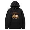 New World Wildlife Day hoodie sleeping bear print sweatshirt sweater autumn and winter velvet