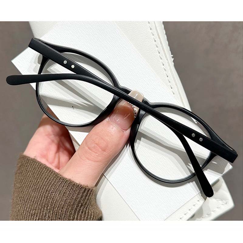 Ultraleichte ovale Rahmen Brille mit klarem Glas für Damen Leopard Grün Herren Blaulichtblockierende Computerbrille