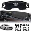 Car Dashboard Protection Mat, Suitable for Mazda 6 GL Atenza 2015 2016 2017, Sunshade Accessories