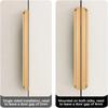 Hidden Door Handles Black Golden Mount Finger Edge Drawer Pull Concealed Handle Aluminum Alloy Long Furniture Handles Hardware