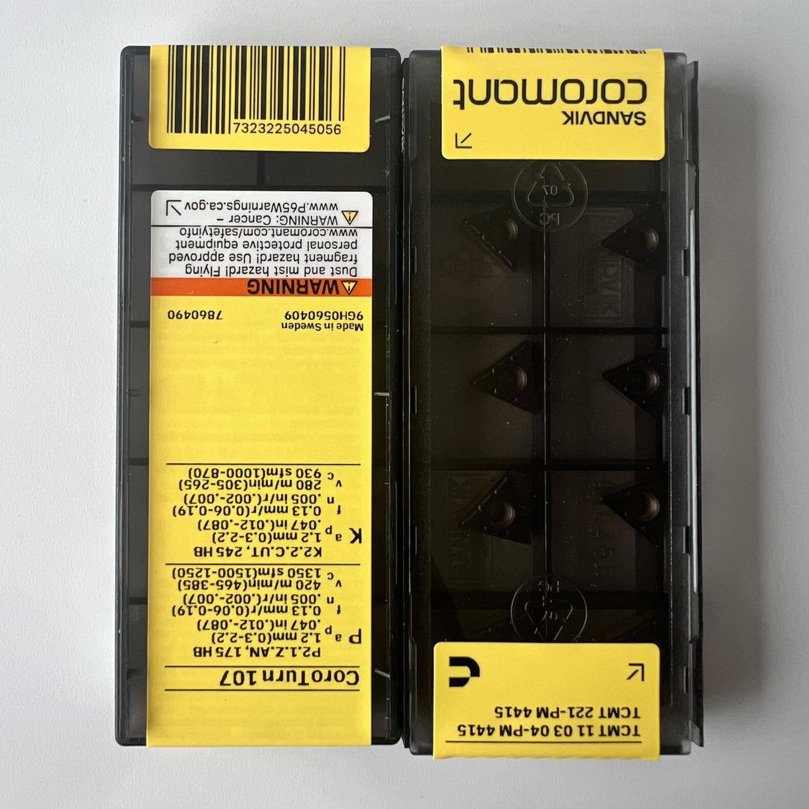 

SANDVIK / TCMT110304-PM 4415 / Original Swedish hard alloy blade 10 Pcs