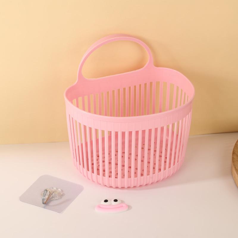 Multi-functional Wall-mounted Hanging Storage Basket for Bathroom Towels and Kitchen Items