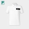 FILA Men's Knitted Short Sleeve Golf Polo Shirt