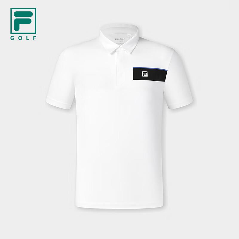 FILA Men's Knitted Short Sleeve Golf Polo Shirt