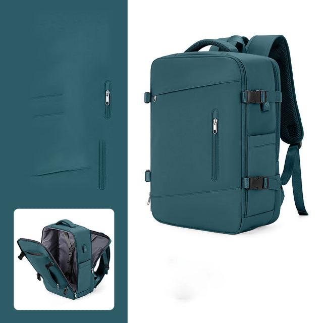 Женский рюкзак дорожный чемодан ручная кладь самолет дорожная сумка мужской рюкзак Laotop ручная кладь One Size синий 3726₽