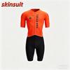 Tuta da Triathlon da Uomo Set da Ciclismo Manica Corta Abbigliamento da Bici Tri Suit Ropa Ciclismo Swim Run Tuta da Gara