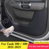 For Great Wall Tank 300 400 Car Door Anti Kick Pad Glove Box Protection Stickers Interior Accessories Scratch Resistant Film
