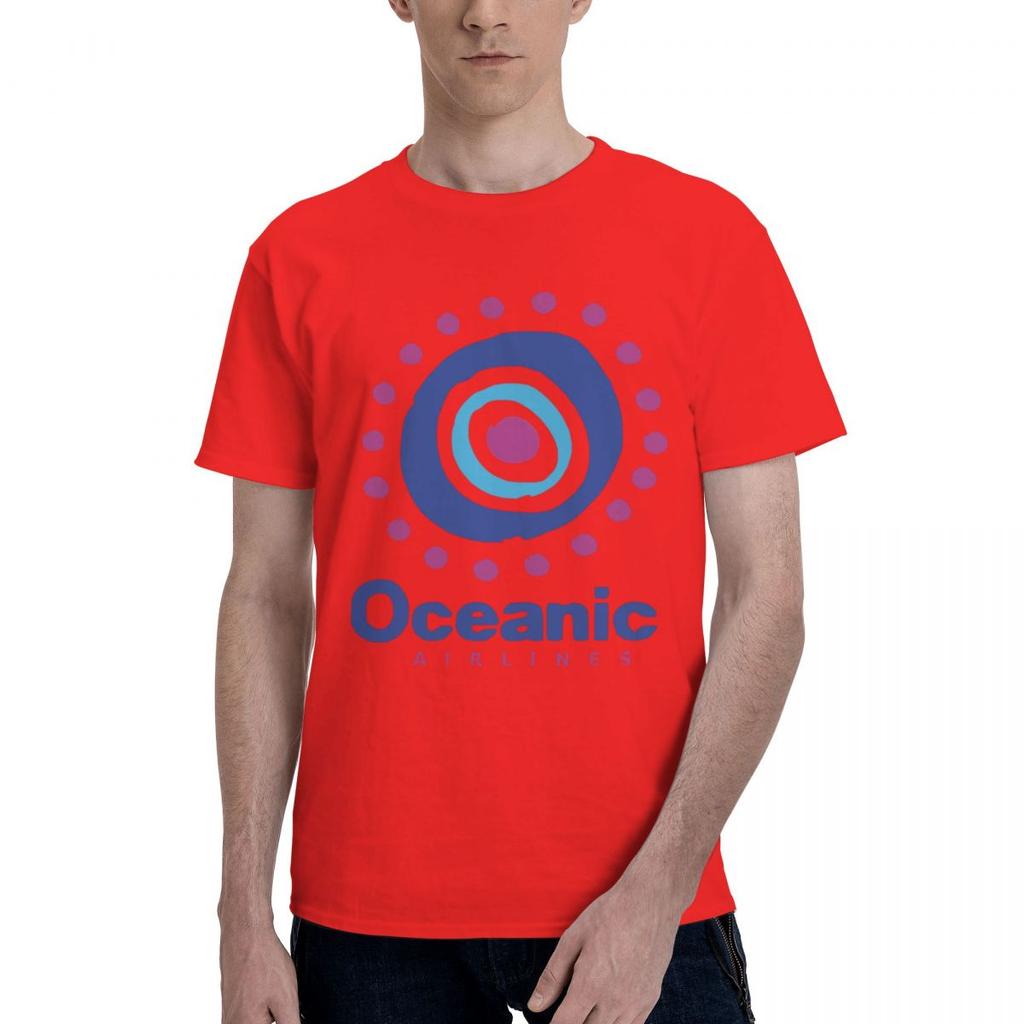 Oceanic Airlines 100 Cotton Casual Breathable Confortable TShirt Mens Clothing Deals Funny Shirt