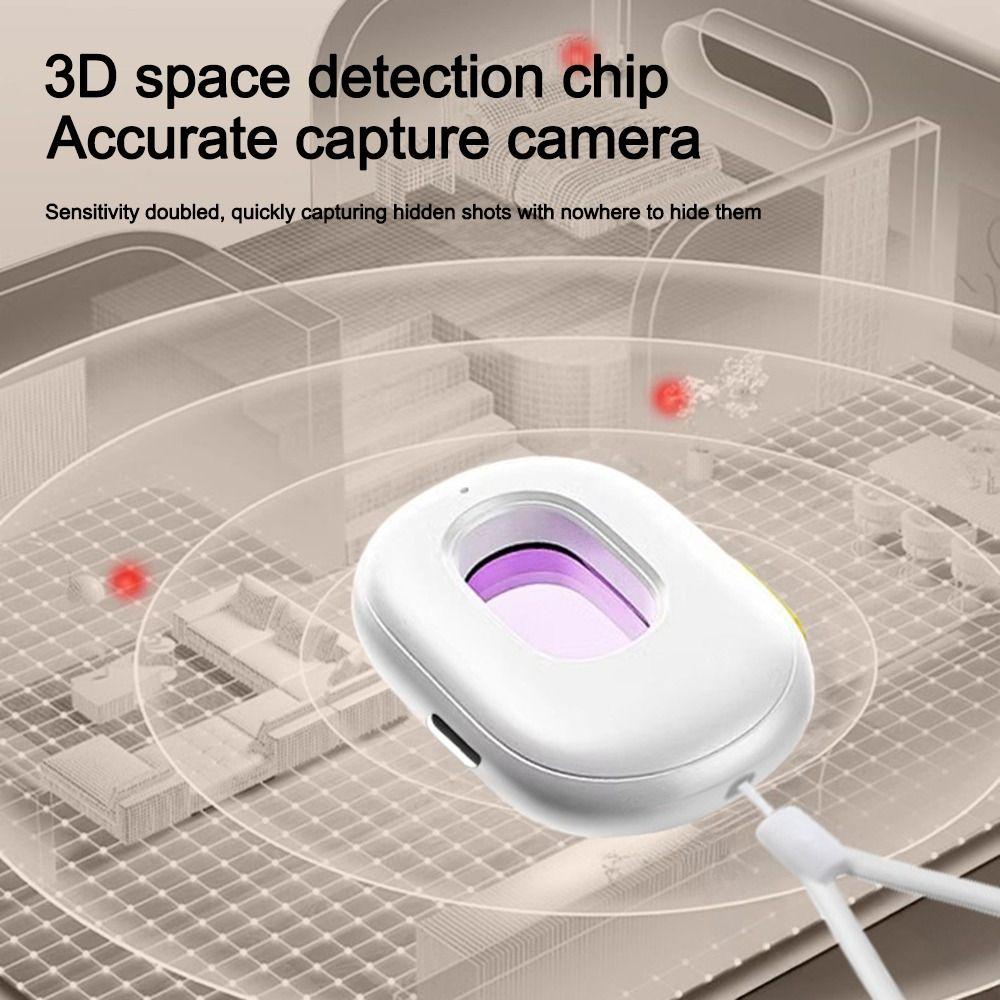 Intelligent Camera Signal Detector Sound and Light Alarm Detect Anti-Peeping Gadget