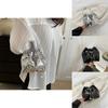 Fashion-forward Black And Silver Sequin Bucket Bag Versatile Single Shoulder Crossbody Bag For Women