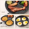 3/4 Hole Frying Pot Pan Non Stick Heart Shaped Pancake Steak Pan Breakfast Maker Cooking Egg Burger Pans Gas Induction Cooker