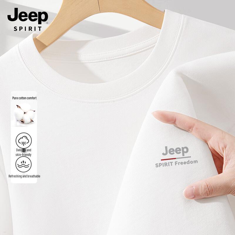 JEEP SPIRIT Men s Loose Fit Cotton T-Shirt M