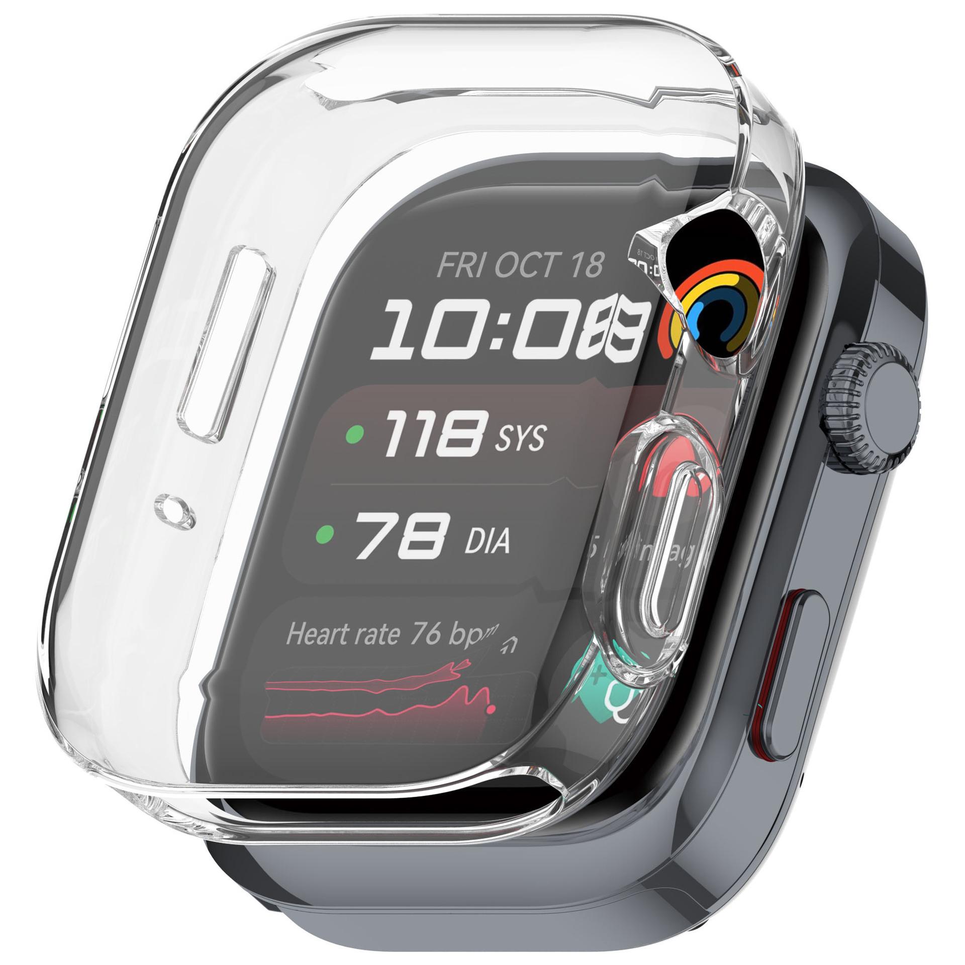 

Мягкий ТПУ чехол для Huawei Watch D2, полный чехол-бампер с защитой экрана от царапин, аксессуары для умных часов Huawei D2 for Huawei Watch D2 чистый