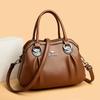 Simple Women's PU Leather Shoulder Bag, Women's Casual Handbag, Large Capacity Work Retro Handbag, Multifunctional Handbag