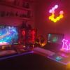 Smart Home Quantum LED Honeycomb Wall Light for Bedroom