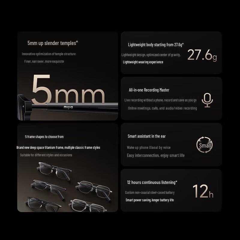 Xiaomi Mijia Smart Audio Glasses 2 - Aviator