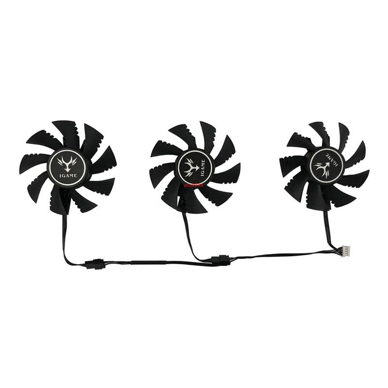 3Pcs/Set GPU Cooler Graphics Card Fan For Colorful iGame GTX1080 GTX 1070 1080 U-8GD5X LE VGA Video Replace