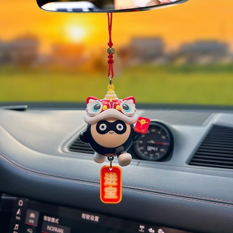 

Keychain Party Egg Colorful And Adorable Charm For Keys And Bags Black Lion