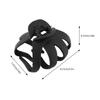 Creative Matte Claw Hair Clip Practical Plastic Hairpieces Easy Hairstyling Long Hair Decoration Suitable For Women