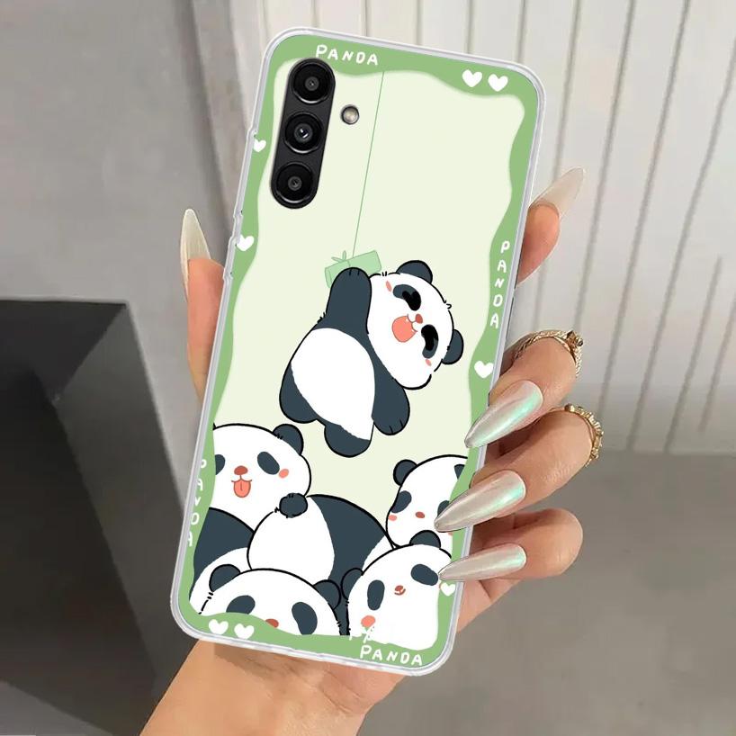 

Cartoon Cute Panda Bear Phone Case for Samsung Galaxy A17 A16 A37 A26 A36 A57 A56 A15 A25 A35 A55 A14 A24 A34 A54 A13 A23 A33 A5 Samsung A35