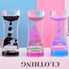 Cream-Colored Acrylic Hourglass with Oil Drop Design - Ideal Children's Gift and Stylish Ornament