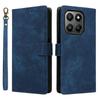 For Honor 400 Smart Case Wallet RFID Blocking PU Leather Phone Cover Stand with Strap