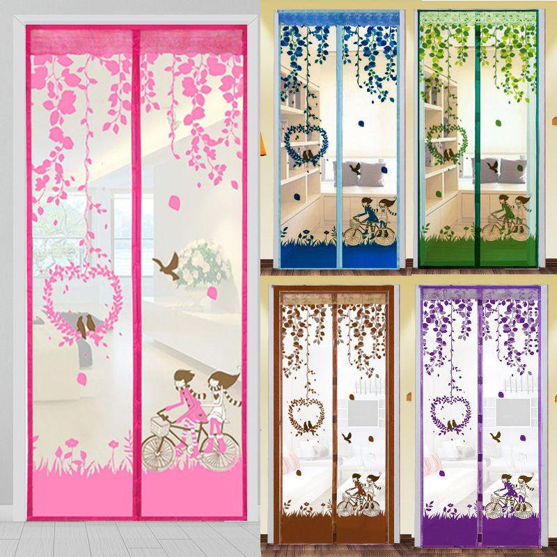 Net Mosquito Door Mesh Screen Bug Fly Pet Patio Hands Free Magnetic Closer Magic