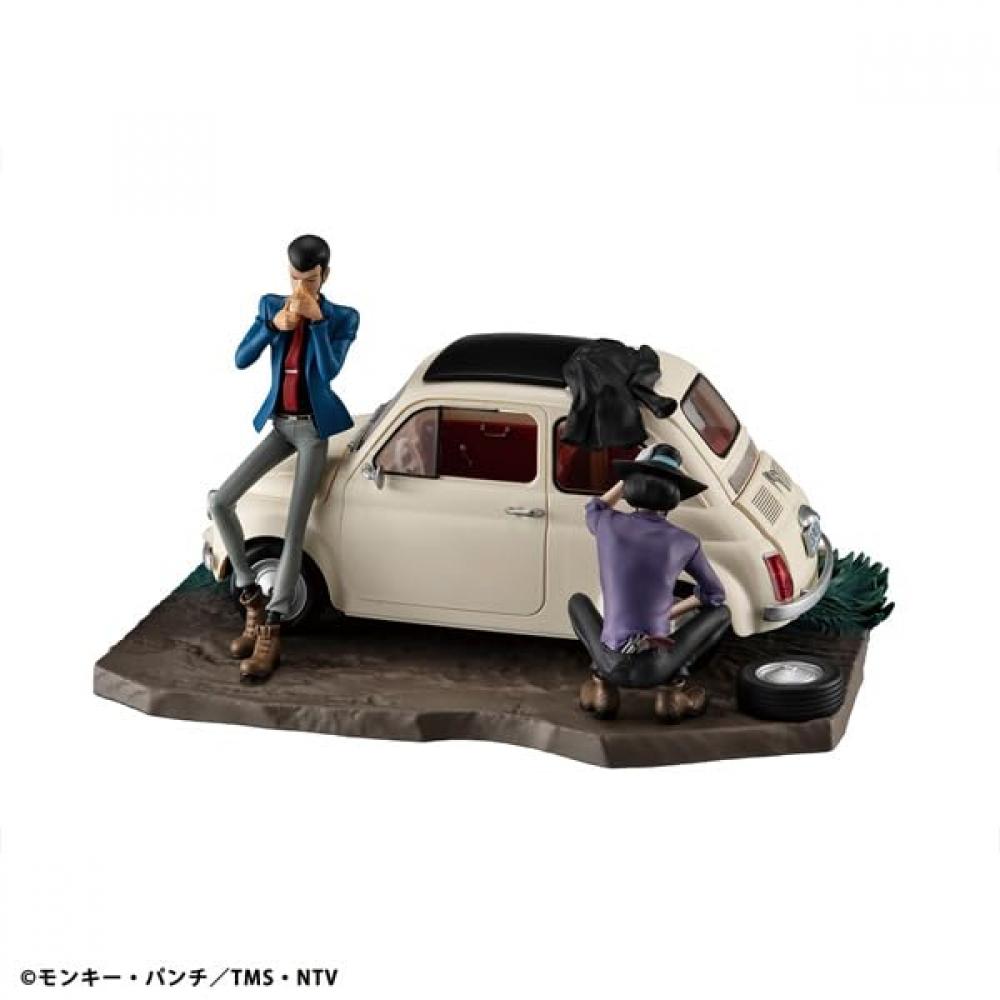 Lupin III LUPIN THE GALLERY Punk all'alba Figura finita dipinta in PVC da circa 90 mm