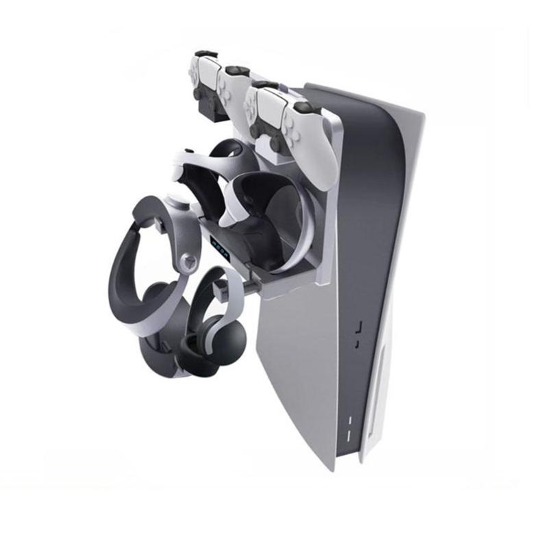Controller Quick Charging Dock Stand for PS VR2 Headset Display Stand Headset Controller Storage Rack Accessories