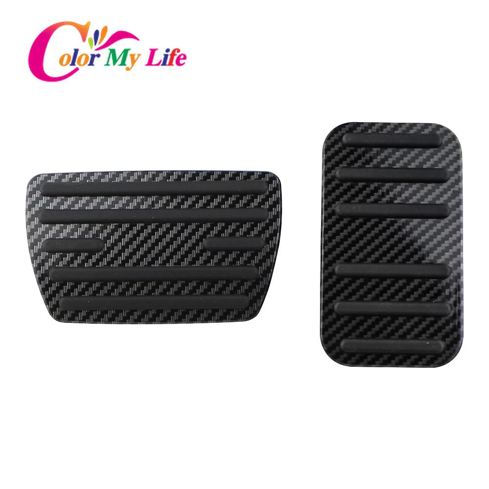 New Carbon Fiber AT Car Pedals for Honda Civic CRV CR-V Jade Accord Elysion Odyssey Replacement Gas Brake Pedal Protection
