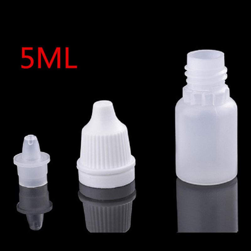 5ml/10ml/30ml/50ml Empty Plastic Squeezable Dropper Bottles Eye Liquid Dropper Eyes Drop Refillable