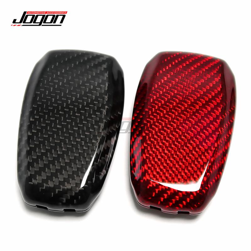Carbon Fiber Smart Remote Key Case Fob Case For Subaru WRX STI - Exterior Remote Smart Key Case Holder Fob 4 Buttons Key