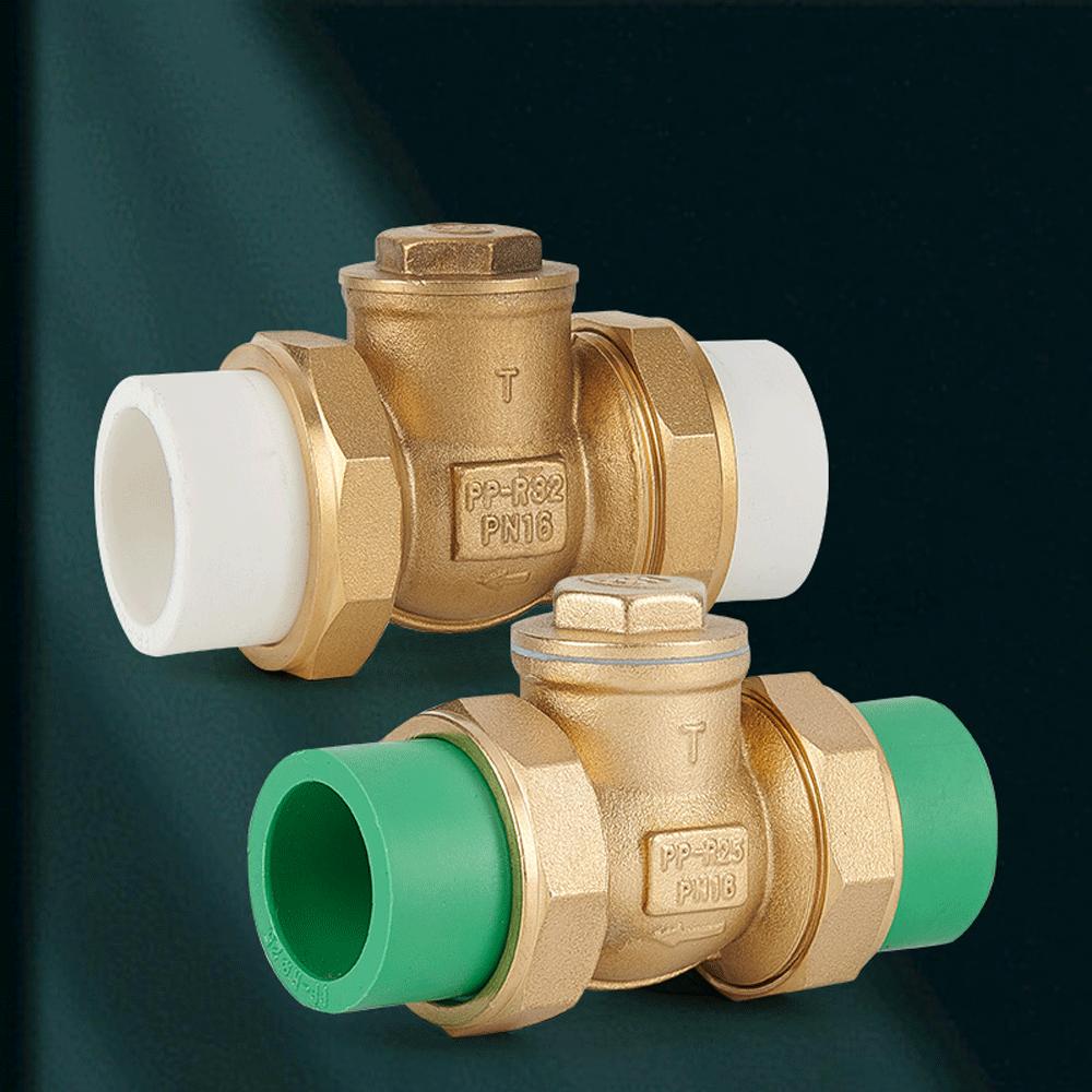 PPR Pipe PE Pipe Water Pipe Check Valve Union Pipe Fitting Water Meter Tap Water Meter Tube Brass DN20 DN25 DN50 Connection Pipe
