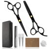 Stainless Steel Barber & Hairdressing Scissors Set: Flat Tooth & Thinning Options