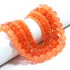 1 Strand 4 6 8 10 12mm Natural Stone Beads Orange Jade Round Loose Gemstone Beads For Jewelry Making DIY Bracelets Accessories