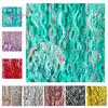 3Pcs Wavy Tinsel Foil Fringe Rain Curtain Star Print Wave Shape Rain Curtain Photo Booth Props Mermaid Birthday Party Decorations