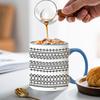 Desktop Ornament Ceramic Cup Microwave-Safe Coffee Mug Drinking Cup For School Study Living Room Daily Use Birthday Kitchen Home
