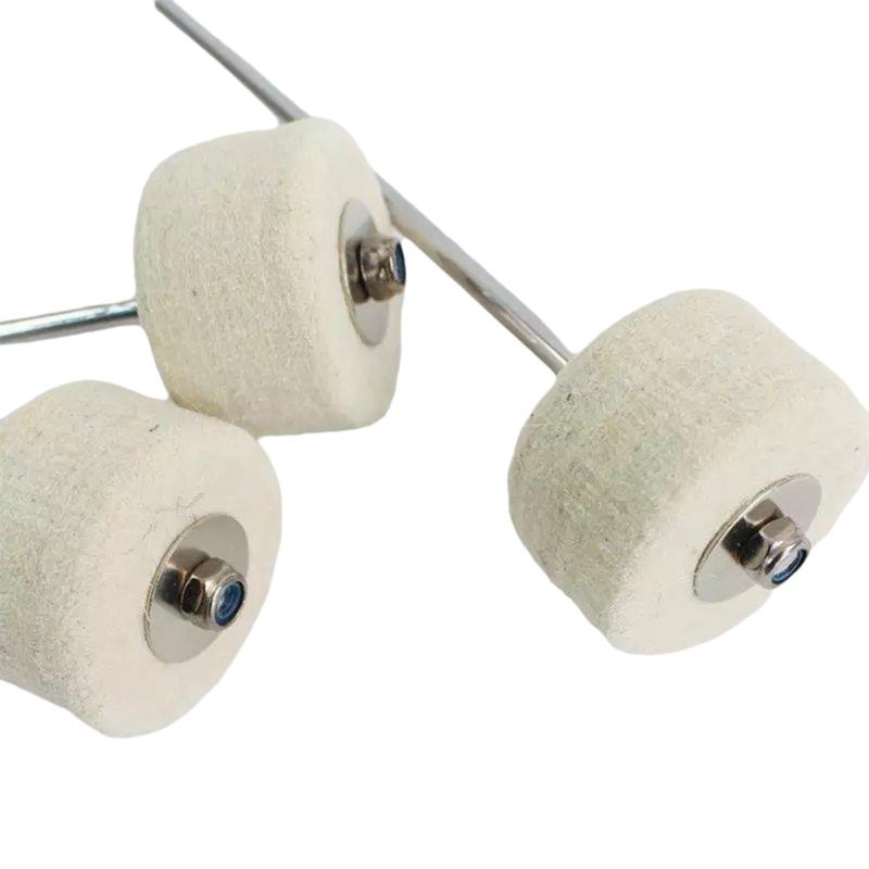 Double Sided Bass Drum Pedal Beaters Bass Drum Pedal Beaters for Percussions Instrument Accessory Bass Drum Pedal Hammer