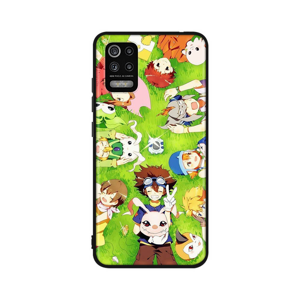 DT33 Digimon Case for iPhone 16 15 Plus 14 13 12 11 Pro 8 7 6S 6 SE 5S X XR XS Max Realme C30 C33 C31 9I Huawei P30 Black Soft Cover