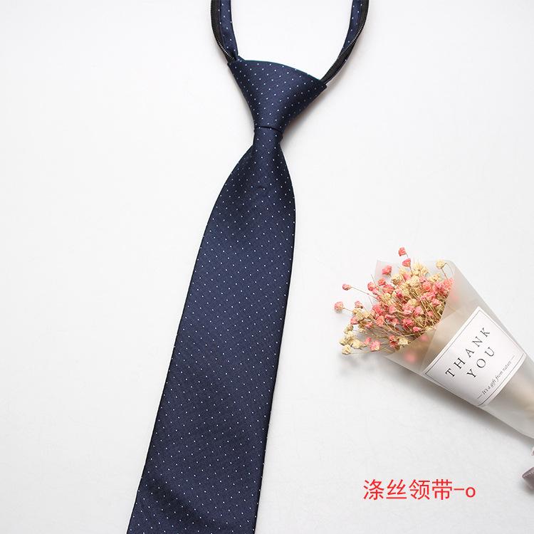 Hot-Selling Formal 8Cm Business Tie, Men'S Zipper Lazy Tie, Small Flower Cashew Nut Ideas, A Variety Of Colors