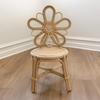 For Rattan Flower Kids Chairs for Events Birthday Party Hot Sale Kid Playroom Bedroom Furniture Handmade Baby Toddler Chair